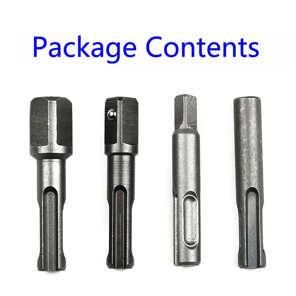 Hammer Conversion Joint Electric Screwdriver Head SDS Handle Connecting Rod Drill Chuck Sleeve Adapter Tool Accessories