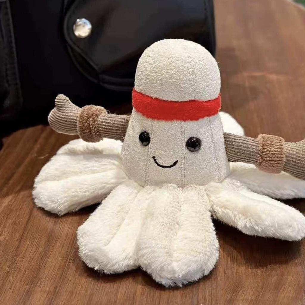 

Unique Badminton Creative Plush Keychain Soft Doll Adorable Accessory Bag