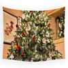 Weihnachtsbaum Home Print Wandteppich Schlafzimmer Wohnzimmer Hintergrund Dekoration Home Decor Ästhetischer festlicher Wandteppich