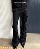 ROCKCAKE Leather Patch Pants - Black