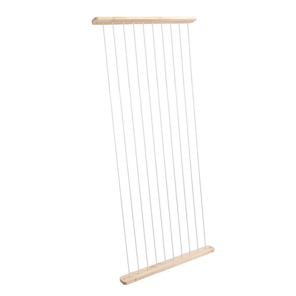 Wall Stuffed Animal Organizer Wooden Adjustable Length Space Saving Wall Plush Toy Storage Shelf