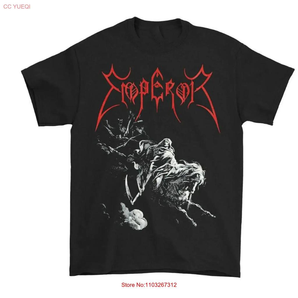 Kaiser Reiter Neues Schwarzes T-Shirt Vintage Stilvoll Lässig Designer Kleidung Streetwear Bequem Leicht Dehnbar