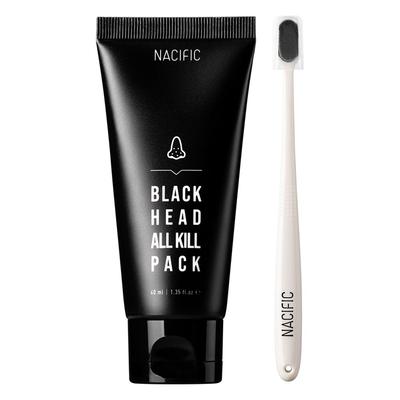 Nessific Blackhead All Kill nuplaunama kaukė + All Kill šepetėlis, 1 rinkinys
