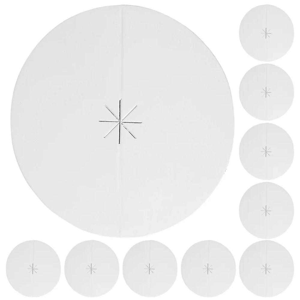 

50Pcs Practical Devotional Candles Holder Discs Dust-proof Candle Lids Dust Protection 50pcs