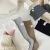 Cotton Knitted Socks Mid-tube Warm Socks Fashion Middle Tube Socks  Winter