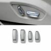 4x Silver ABS Car Seat Adjust Button Cover Decoration For Volvo S60 2011-2015