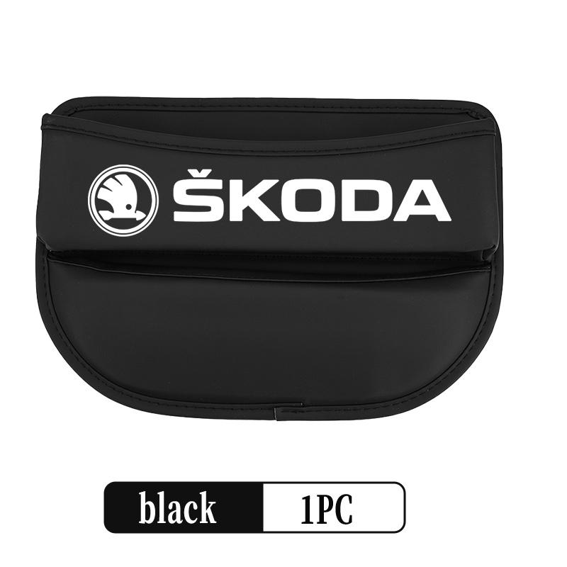ZIR5 Car Seat Gap Slot Crevice Storage Box Auto Accessories For Skoda VRS Octavia 1 2 3 A7 A5 Fabia Rapid Superb Yeti