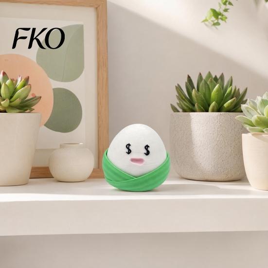 Zongzi Sensory Toy 3D Printed Fidget Clicker, Cartoon Rice Dumpling Finger Stress Relief Food Toy, Gift for Dragon Boat Festival