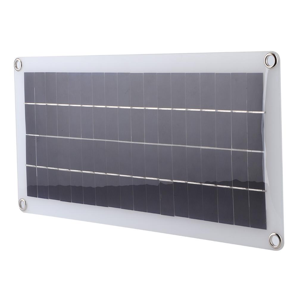 20W 18V Portable Solar Power Panel Charger Photovoltaic Module for Outdoor Camping Travel
