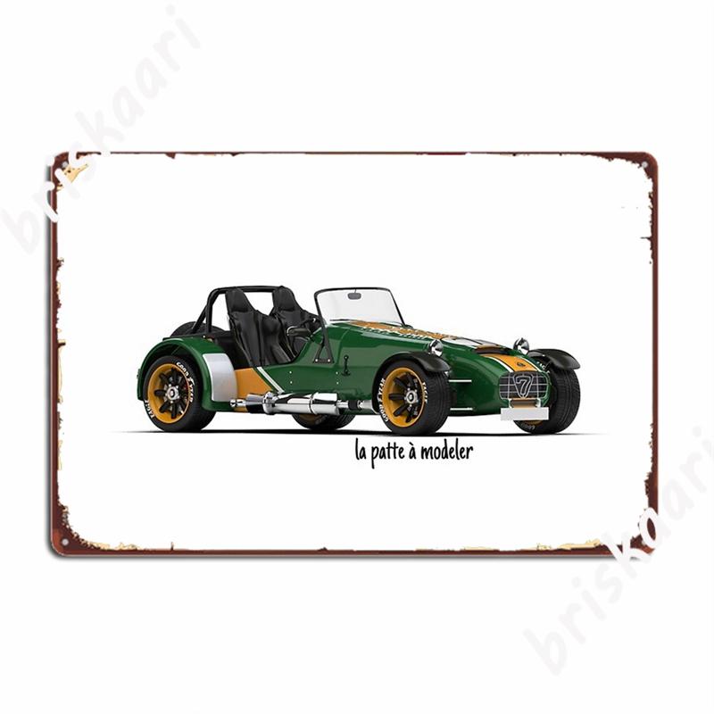 

Caterham Lotus Super Seven Металлические Знаки Стена Пещера Гараж Клуб Постер Печать Жестяной знак Постеры 20x30cm