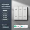 Smart Switch with AG Skin-feel Panel Connects To Mijia APP, Supports Xiao Ai Voice Control, Remote, and Touch Control.