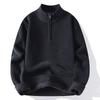 Men S Autumn Winter Fleece Thick Half Zip Pullover Sweatshirt