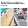 4/6/8In Abs Plastic White Black Round Deck Inspection Plate Hatch Cover Deck Plate Non Slip Detachable For Marine Rv Yacht Boat