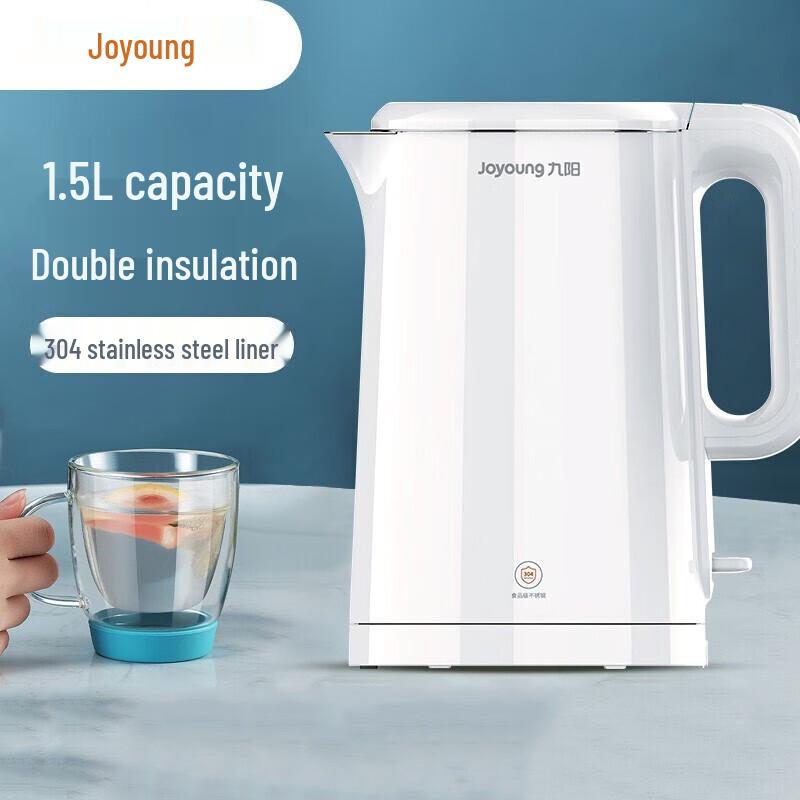 Joyoung 1.2L Double-Layer Anti-Scald Electric Kettle