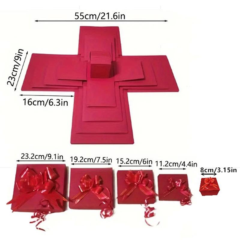 DIY Dárková krabička s překvapením pro narozeniny, Valentýna a svatby. Ideální pro žádosti o ruku a jako párty výslužka.