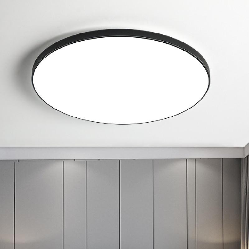 

Ceiling Led 24w Lights Cool White Flush Mount Lamp Bedroom Bathroom Kitchen чёрный