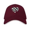 HBK BB  BlackWhite Heart Collage Baseball Cap Rugby luxury caps funny hat Dropshipping For Women  Unisexs