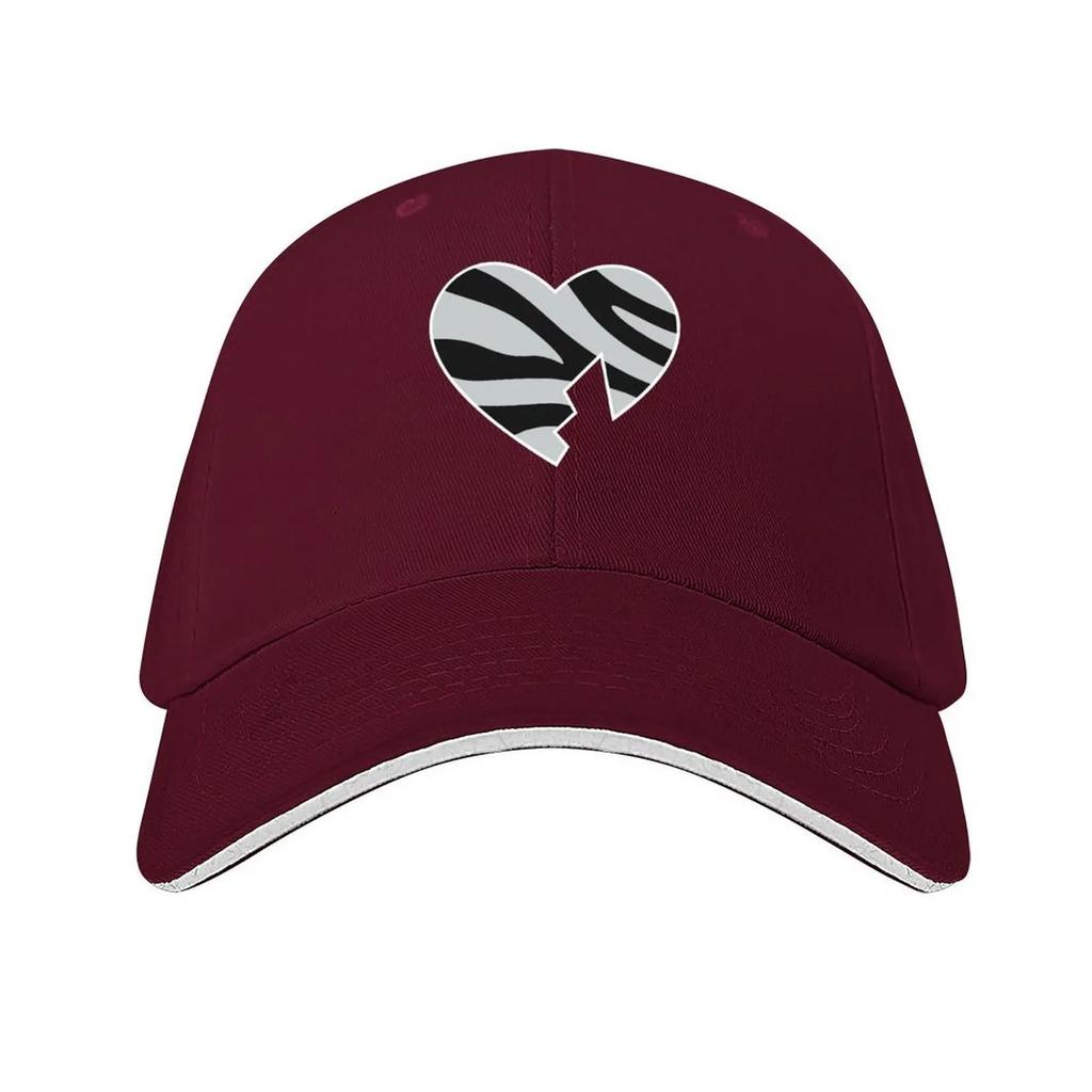 HBK BB BlackWhite Heart Collage Baseball Cap Rugby luxury caps funny hat Dropshipping For Women Unisexs