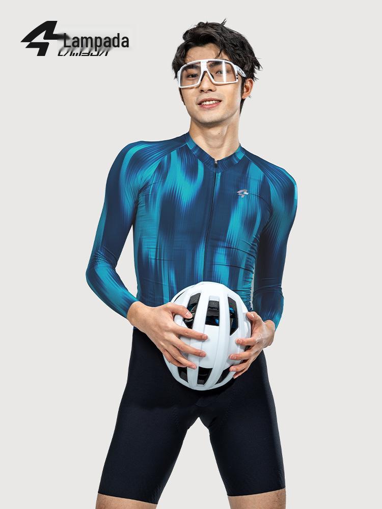 

Lampada 2024 Men s Long Sleeve Cycling Jersey - Moisture-Wicking & Quick-Dry for Spring/Summer L
