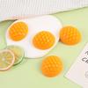 PVC Mango Simulation Toy: Miniature DIY Handmade Fruit with Knife for Playhouse Ornaments.