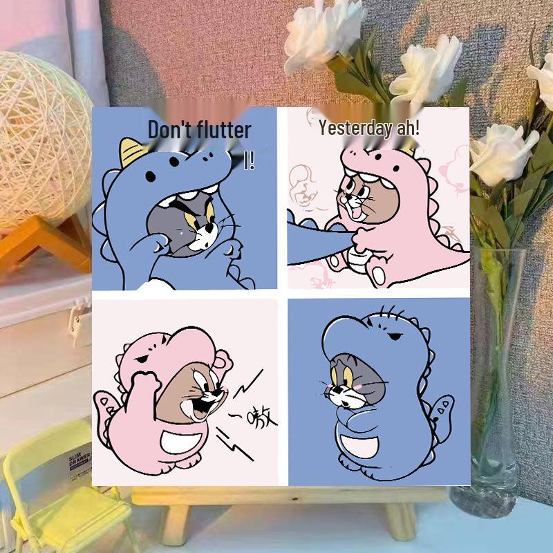 Crayon Shin-chan DIY Acrylic Colorful Kids' Healing Decorative Painting Set