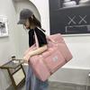 Große Kapazität Tragbare Oxford-Stoff Aufbewahrungstasche Faltbare Gepäcktasche Flugzeugtasche Multifunktionale Reisetasche Umhängetasche