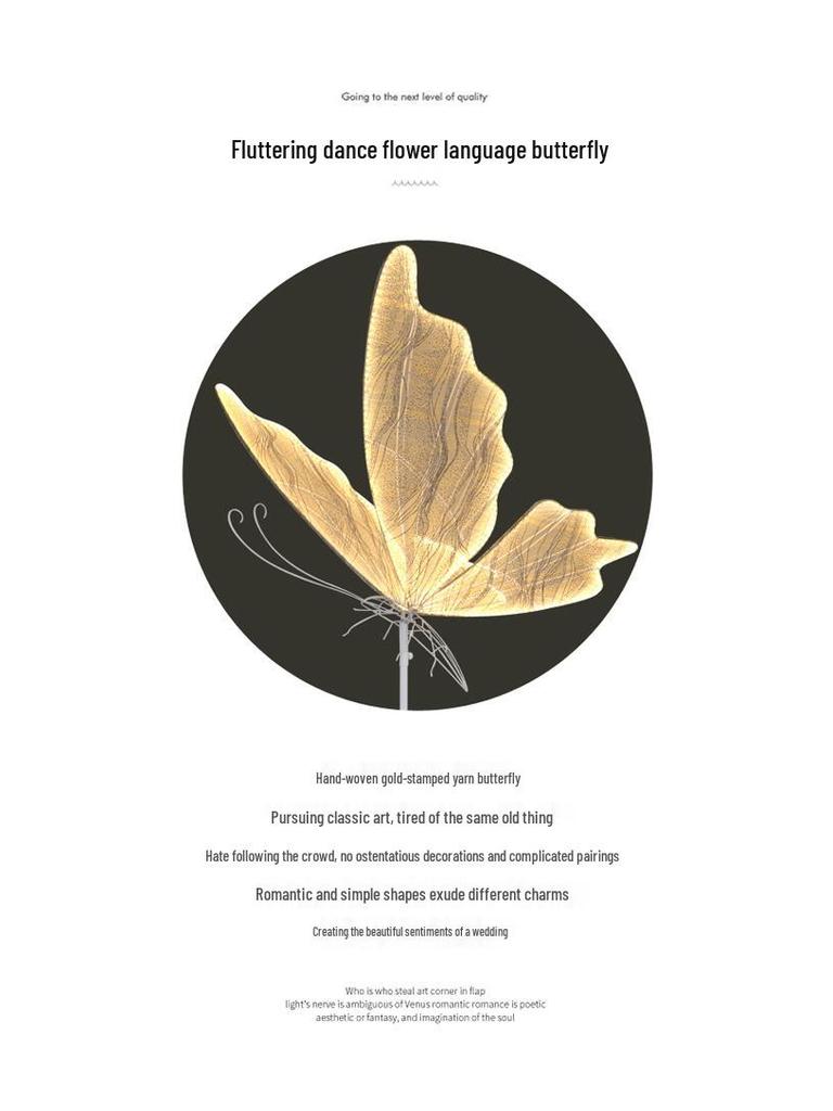 Luminous Butterfly Wings Chandelier: Wedding Ceiling Decoration & Aisle Guide