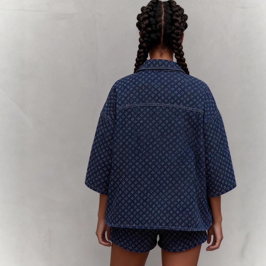 Women's Summer Crochet Denim Shorts - Comfortable, Loose, Versatile Style