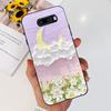 For LG G8X ThinQ Case Camera Protection Soft Clear Back Cover For LG V50S Thinq LGV50 ThinQ Phone Bumper Marble Skull Pattern