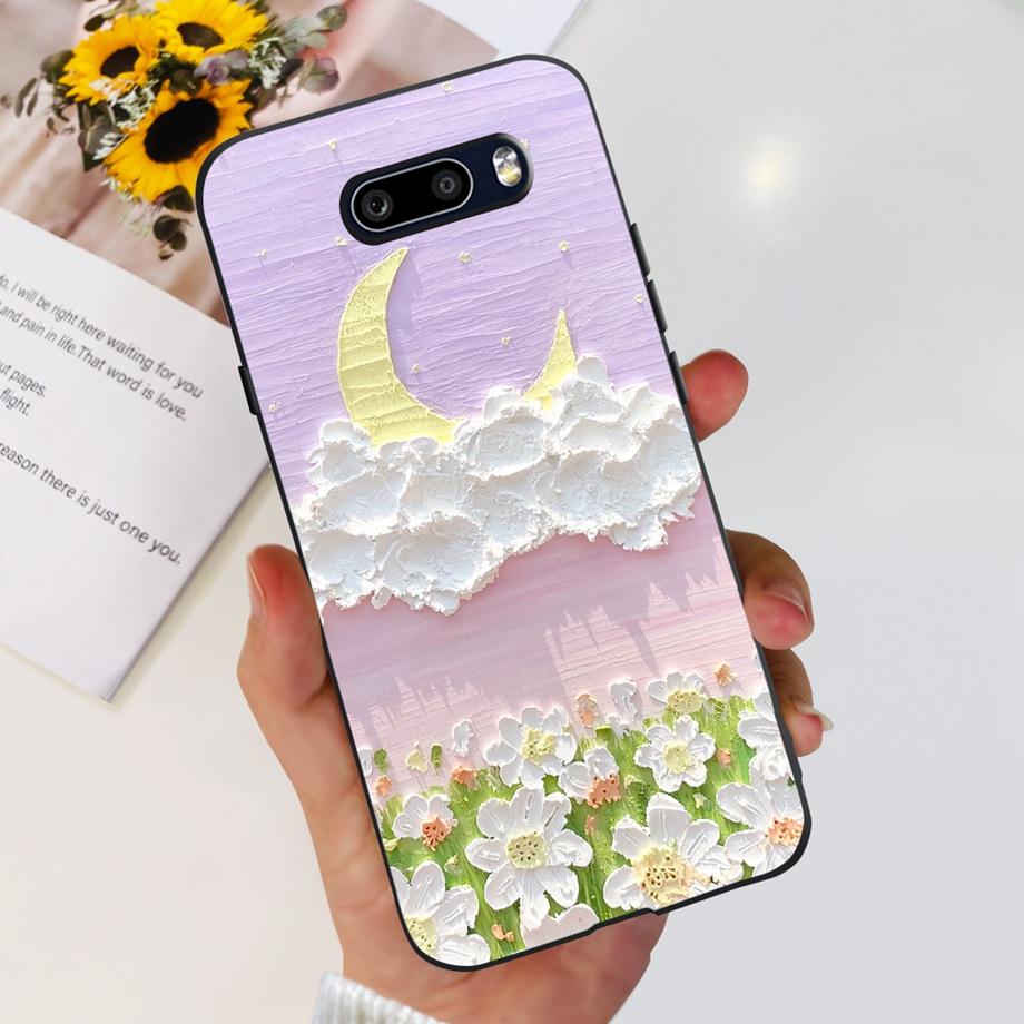 For LG G8X ThinQ Case Camera Protection Soft Clear Back Cover For LG V50S Thinq LGV50 ThinQ Phone Bumper Marble Skull Pattern