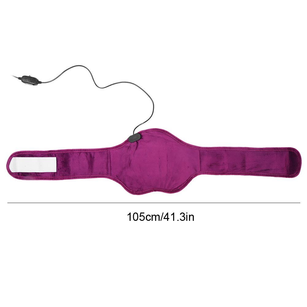 Electric USB Adjustable Moxa Waist Uterus Warmer Heater Brace Support Massage Pad