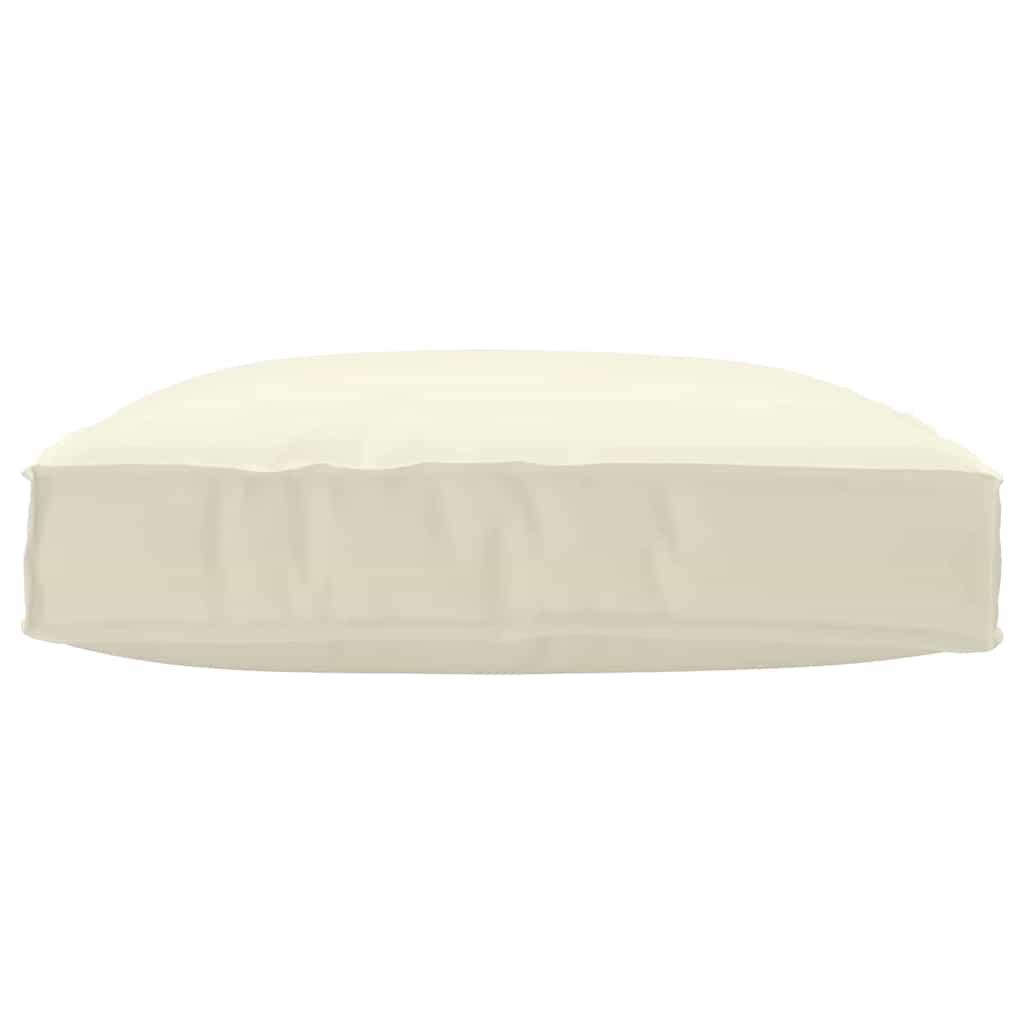 Cream Cushion 80 x 80 x 12 cm Oxford Fabric