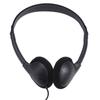 Black Cellular Wired Headset 3.5MM Wired Headworn Earphones Universal Headset Headphone  Computer