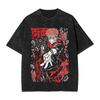 Washed T Shirt RyoUnisex Sukuna JJK Anime Hip Hop Vintage TShirts Harajuku JJujutsu KKaisen Streetwear Printed Tees Unisex Women