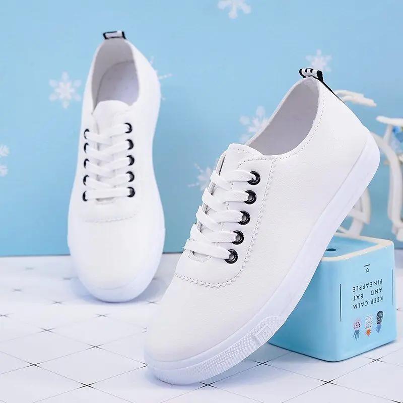 

Модная весна осень женская обувь корейская удобная и элегантная предложения тенденции 2024 женская белая обувь распродажа мода дешево 39 AH 40