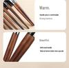 18-Piece Ultra Soft Animal Hair Makeup Brush Set: High-End Professional Eyeshadow Brushes
