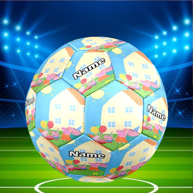 Custom Name Personalized Peppa Pig-A Print Size 5 Soccer Ball Training & Match Football, for Team, Kicking, Gift for Football Enthusiasts