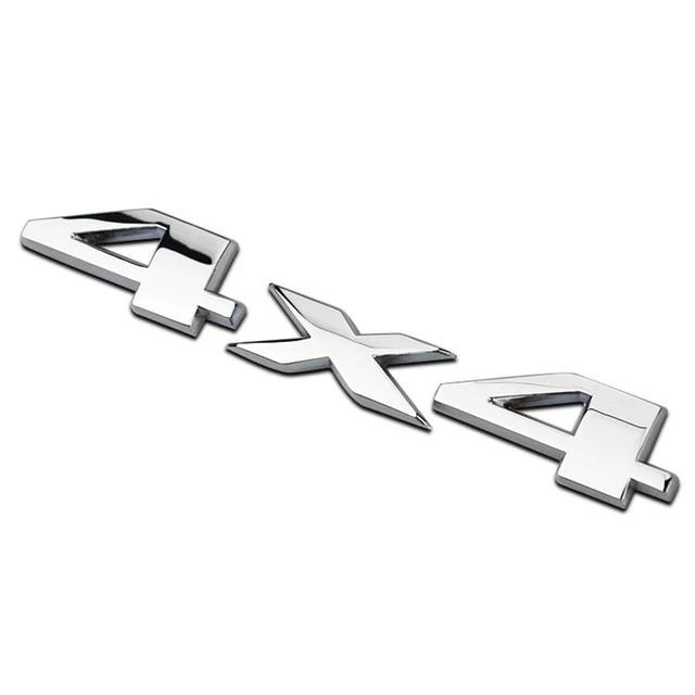 3D Metal 4X4 Limited Letters Tailgate Emblem Sticker Car Rear Boot Trunk Badge For Jeep Grand Cherokee Overland Compass Wrangler ALX1