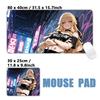 Gaming Mouse PadAntislip Stitched Edges Stylish Urban Anime Girls  Graffiti Street Print Gaming Keyboard Mat for Gamers