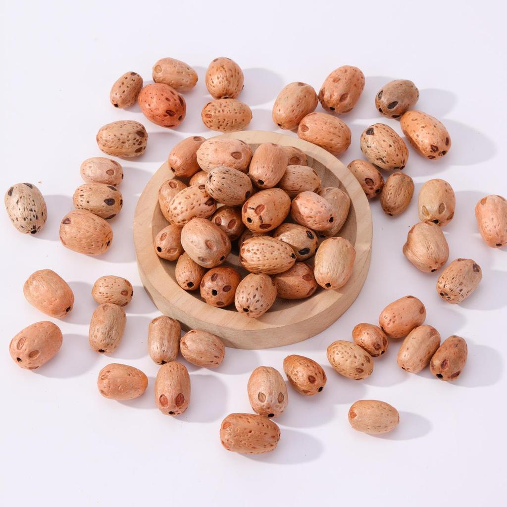 Rattan DIY Craft Kit: Cute Peapod Doll Pendant Material Pack