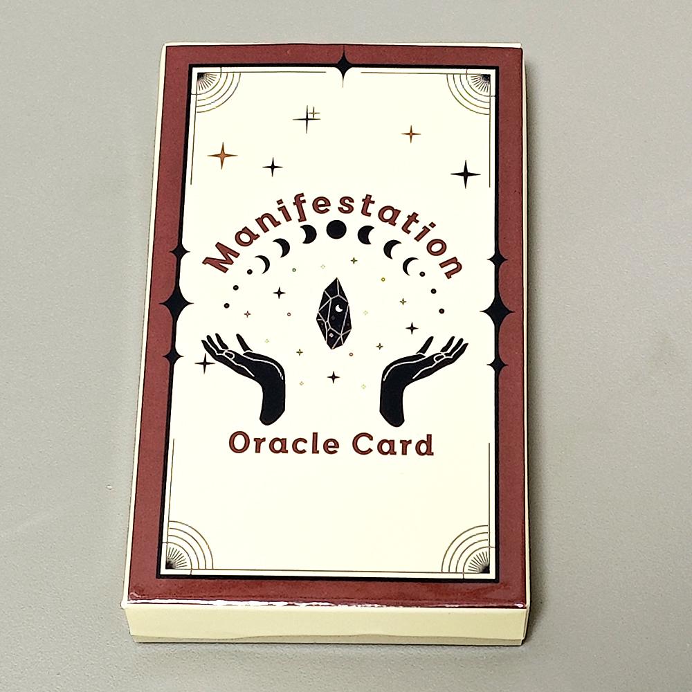 Manifestation Oracle Deck 33 Card Oracle Deck Manifest Your Dreams, Find Your Purpose, Tarot for The Soul 10.3*6cm