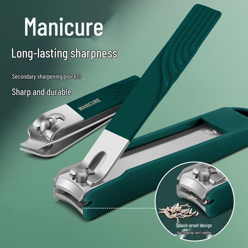Stainless Steel Cuticle Nipper & Tweezers Set for Thick Nails and Ingrown Toenails.