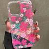 Flower Summer Pink Floral Phone Case For iPhone 13 11 12 14 15 16 Pro Max 16E XR X XS 7 8 Plus SE2 Shockproof Transparent Cover