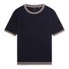 Mens Tipped Merino Wool Pocket Regular T-Shirt
