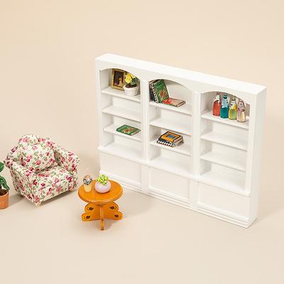 1:12 puppenhaus Vitrine Wohnzimmer Mini Möbel Fenster Schaufenster Tisch Schreibtisch Set Puppe Haus Zubehör