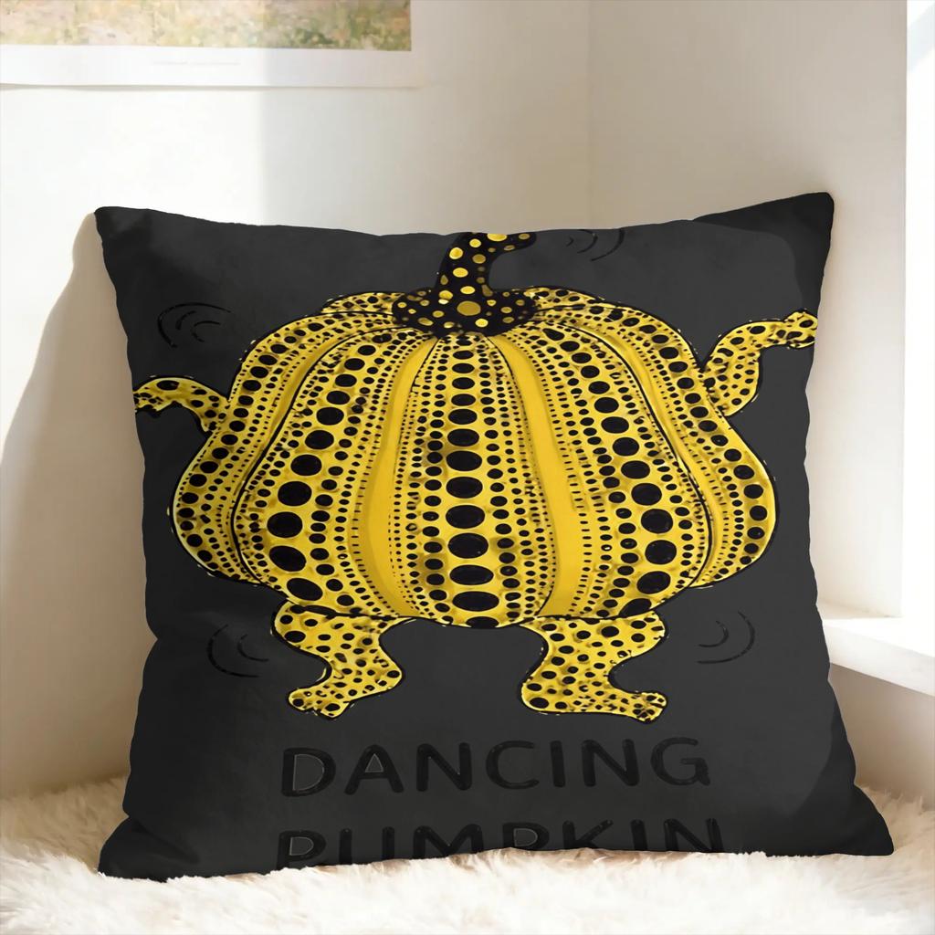 Pillow Case Yayoi K-Kusama Dots Print Pillow Cover For Sofa Home Decoration Funny Pillowcases