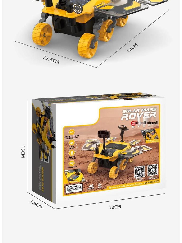Zhurong Tianwen-1 Mars Rover Science Toy Kit for Students Aged 6+