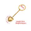 316L Stainless Steel Heart-Shaped Photo Keychain for Couples or Friends