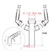 Double Outlet Sink Waste Trap 1 1/2 Inch Inlet Connector for Washing Machine and Dishwasher Plumbing Solutions