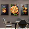 Pizza Burgers Foods Canvas Painting Prints Cuadros Scandinavian Poster Wall Art Pictures for Restaurant Home Kitchen Decoration